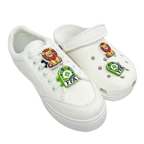 2-in-1 Versatile Shoe Charm – Free Design Proof & Quote
