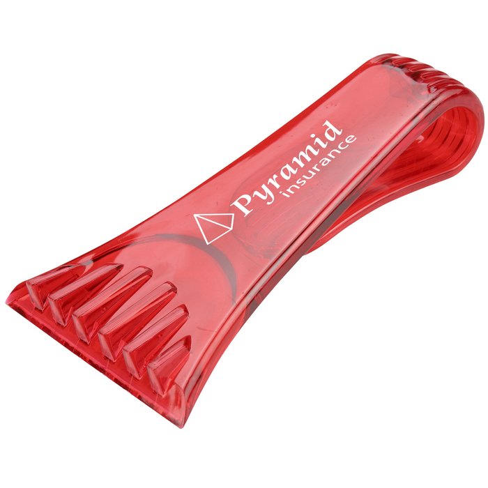 Custom Visor Ice Scraper - Translucent
