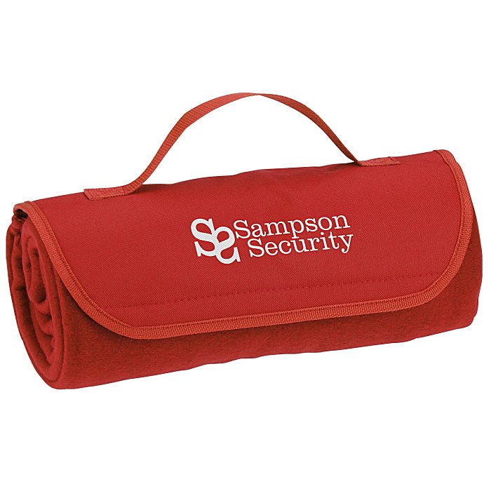 Custom Roll Up Fleece Blanket