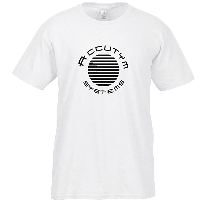Custom Gildan Softstyle T-Shirt - Men's - White - Screen