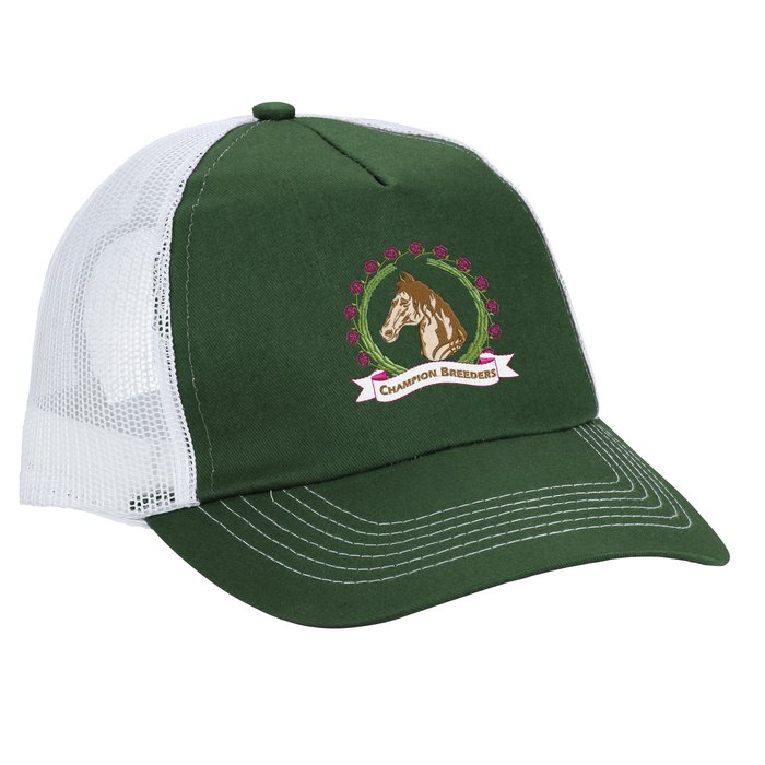 Custom Mesh Back Trucker Cap - Embroidered