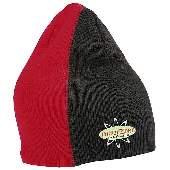 Custom Fine Knit Off Centre Beanie