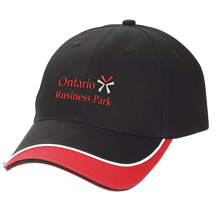 Custom Stream Piping Cap - Black