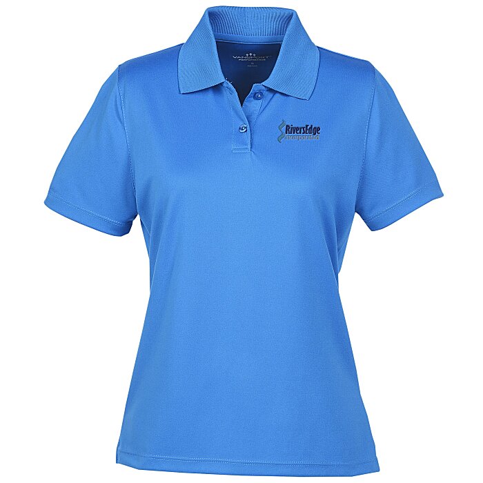 Custom Vansport Omega Solid Mesh Tech Polo - Ladies' - Embroidered