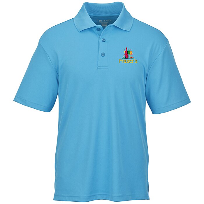 Custom Moreno Textured Micro Polo - Men's - Embroidered