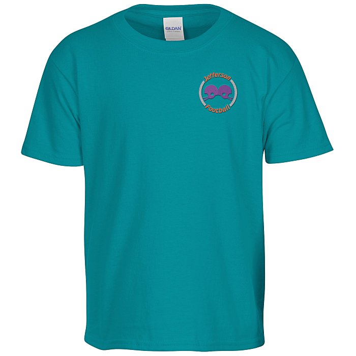 Custom Gildan Ultra Cotton T-Shirt - Youth - Embroidered