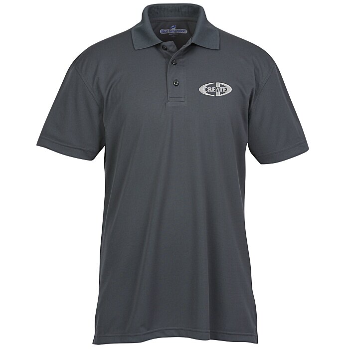 Custom Blue Generation Snag Resistant Wicking Polo - Mens'