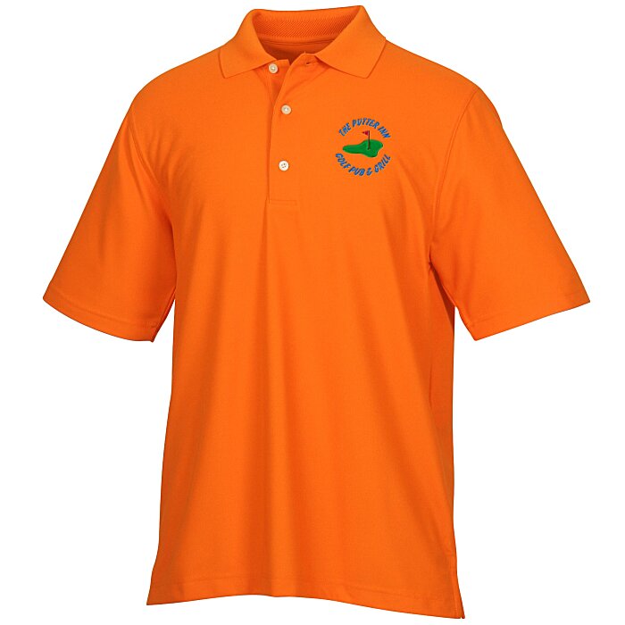 Custom Greg Norman Play Dry Performance Mesh Polo - Men's - Embroidered