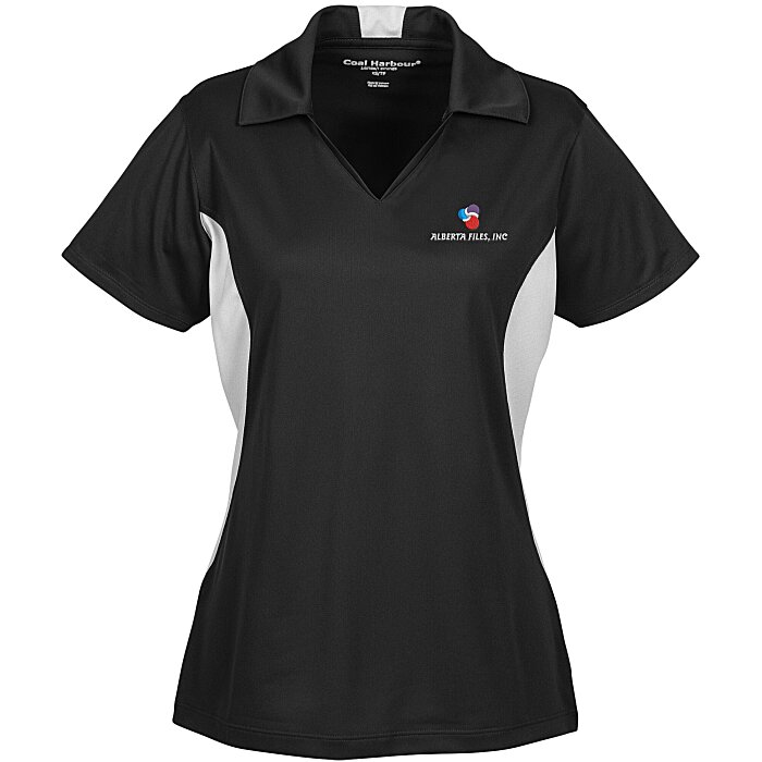 Custom Coal Harbour Colourblock Performance Polo - Ladies'