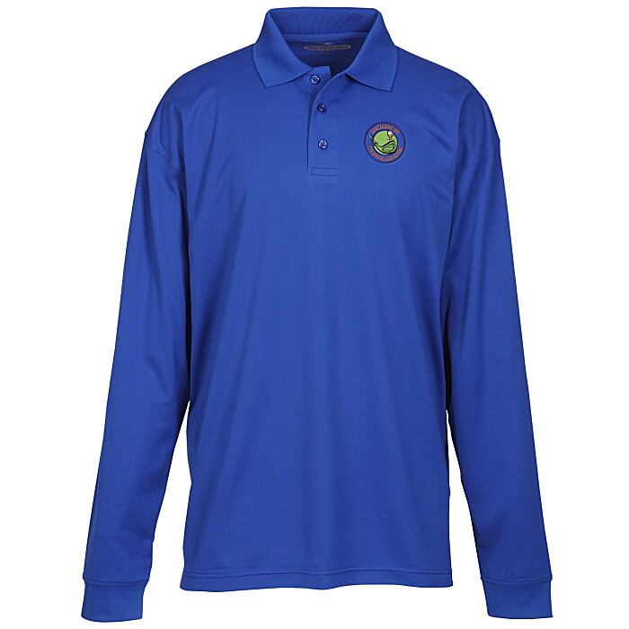 Custom Blue Generation LS Snag Resistant Wicking Polo - Men's
