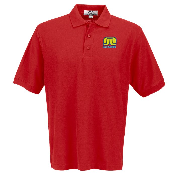 Custom Soft-Blend Double-Tuck Polo - Men's