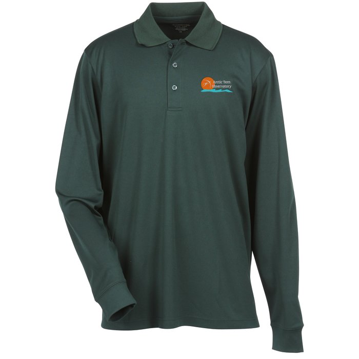 Custom Origin LS Performance Pique Polo - Men's