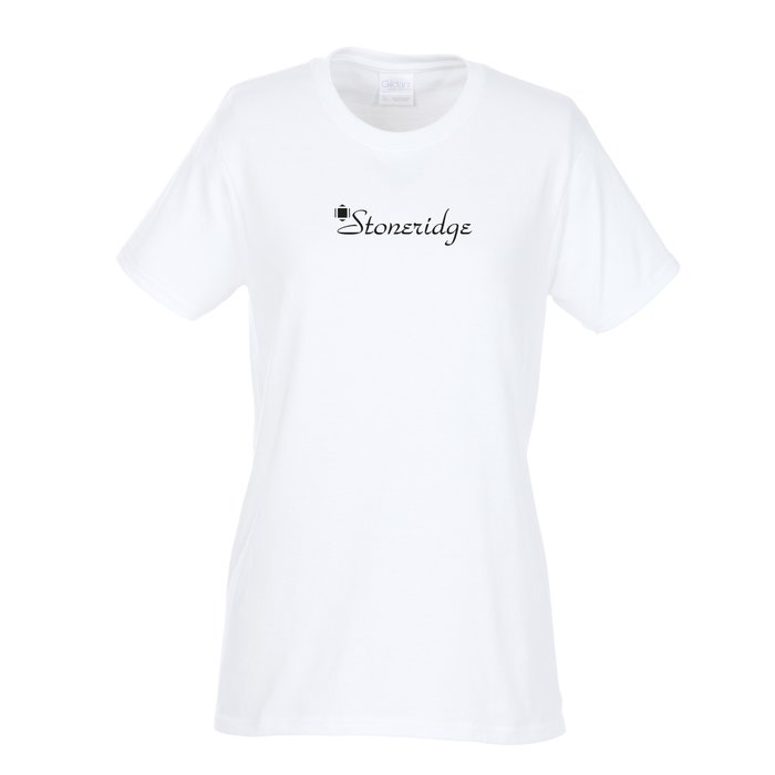 Custom Gildan Ultra Cotton T-Shirt - Ladies' - Screen - White