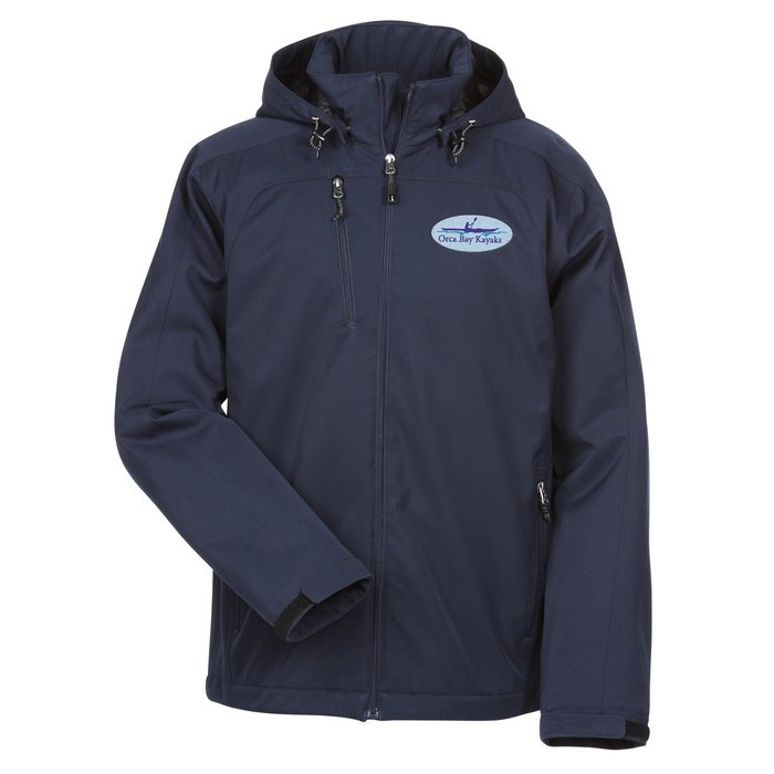 Custom Bryce Insulated Hooded Soft Shell Jacket - Men's