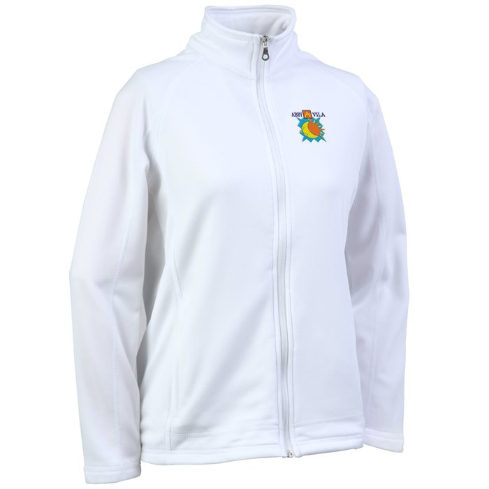 Custom Brushed Back MicroFleece Jacket - Ladies'