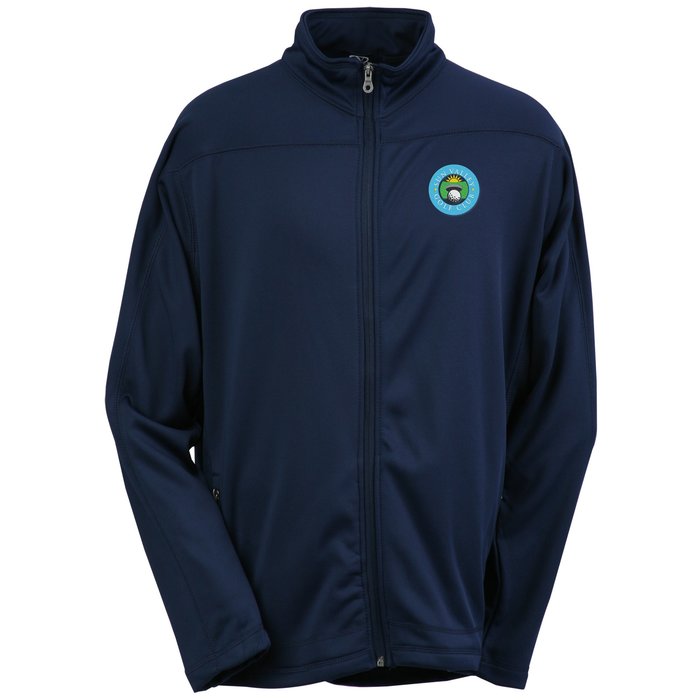 Custom Brushed Back MicroFleece Jacket - Men's