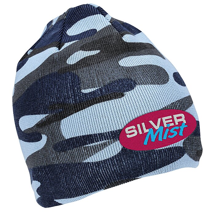 Custom Camouflage Fine Knit Beanie