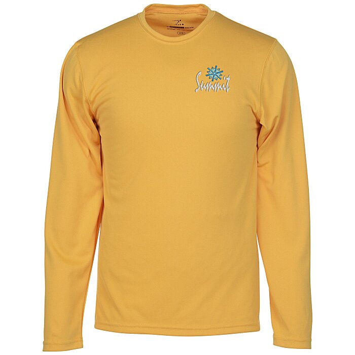 Custom Boston Long Sleeve Training Tech Tee - Men's - Embroidered