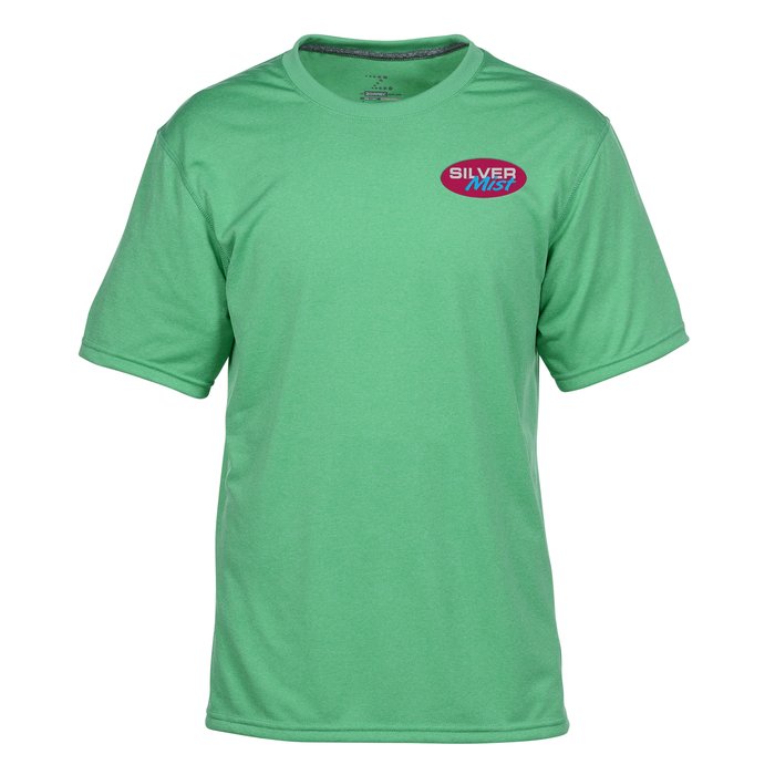 Custom Vegas Heathered Performance Tee - Men's - Embroidered