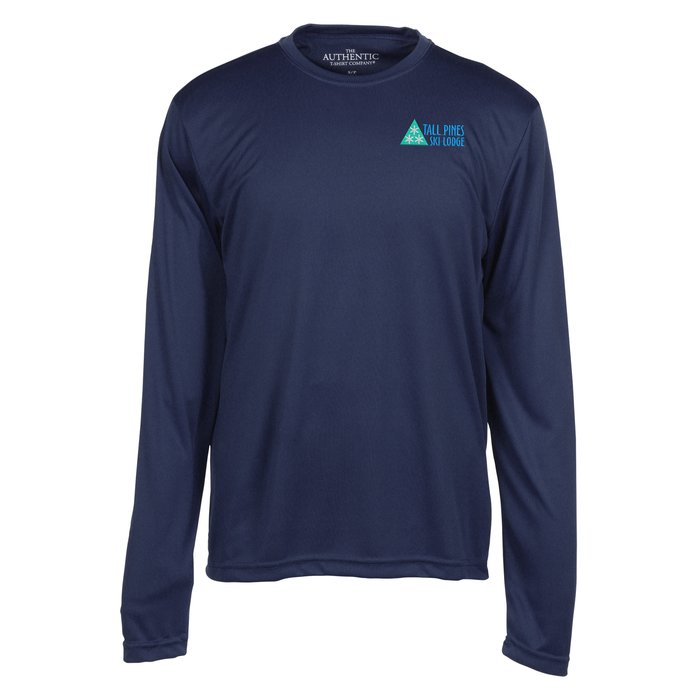 Custom Pro Team Moisture Wicking Long Sleeve Tee - Men's - Embroidered