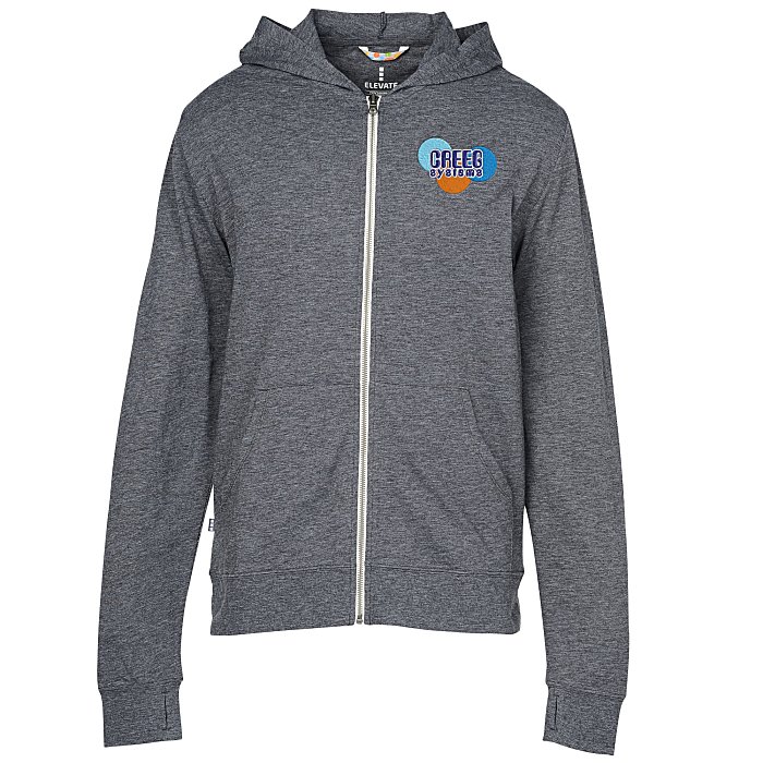 Custom Garner Full-Zip Lightweight Hoodie - Men's - Embroidered