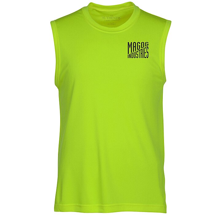 Custom Pro Team Moisture Wicking Sleeveless Tee - Men's - Screen