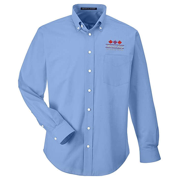 Custom Crown Collection Solid Oxford Shirt - Men's