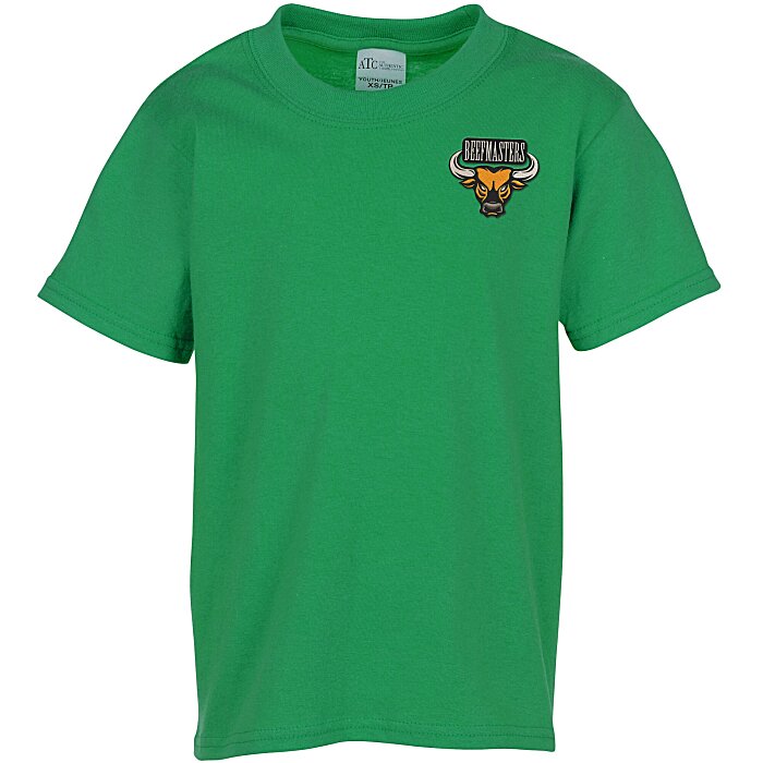 Custom Everyday Cotton T-Shirt - Youth - Colours - Embroidered