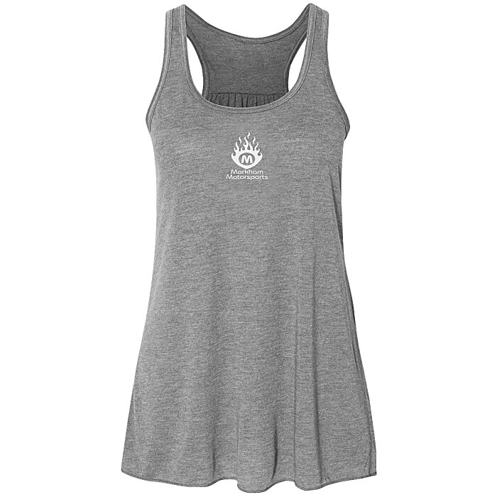Custom Bella+Canvas Flowy Racerback Tank - Ladies'