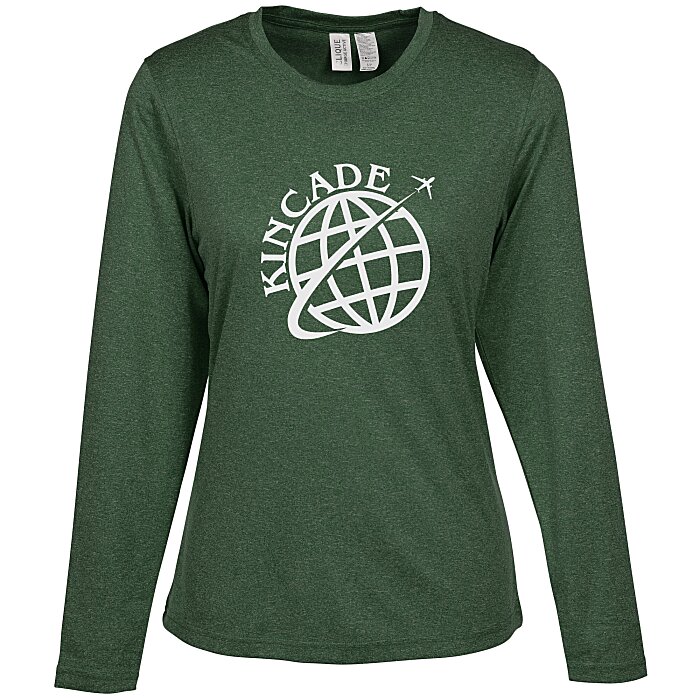 Custom Clique Charge Active LS Tee - Ladies'