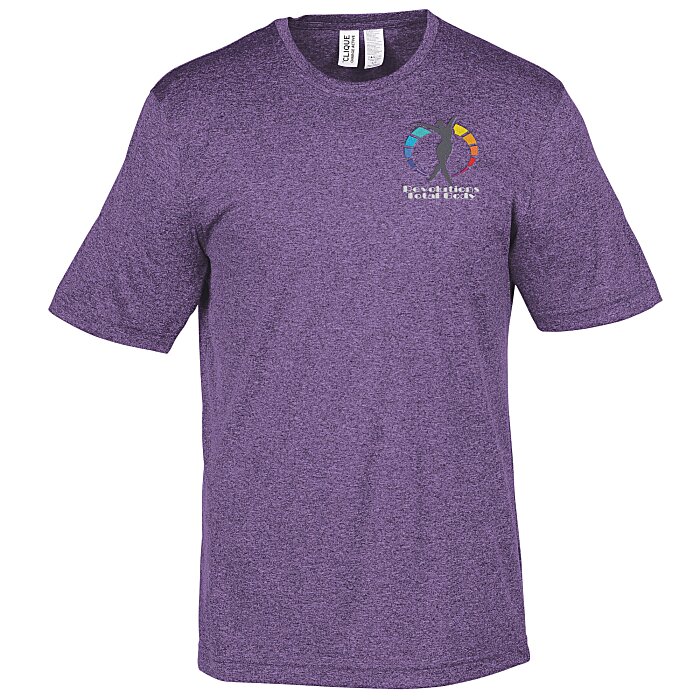 Custom Clique Charge Active Tee - Men's - Embroidered