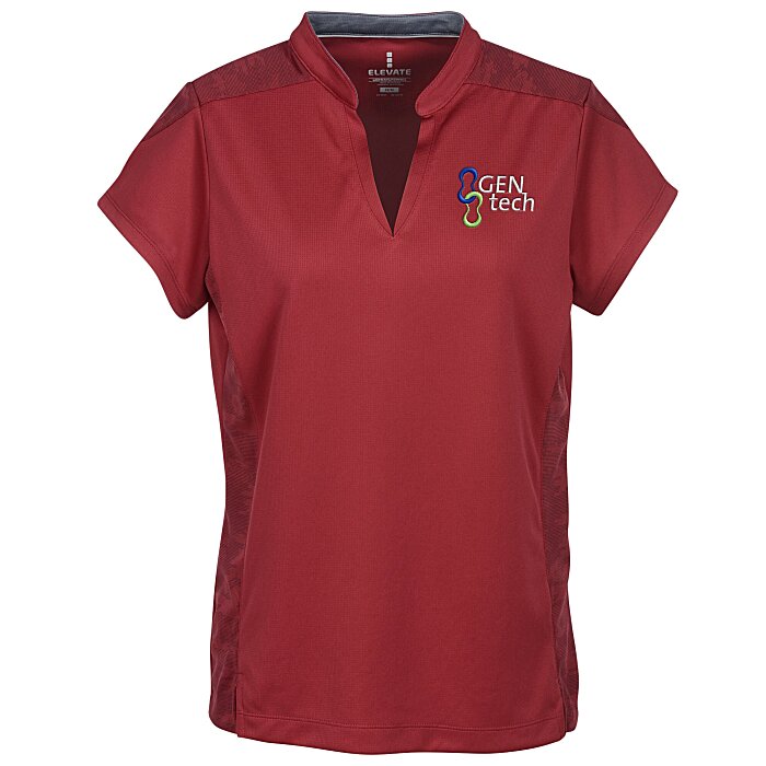 Custom Piedmont Performance Contrast Polo - Ladies'