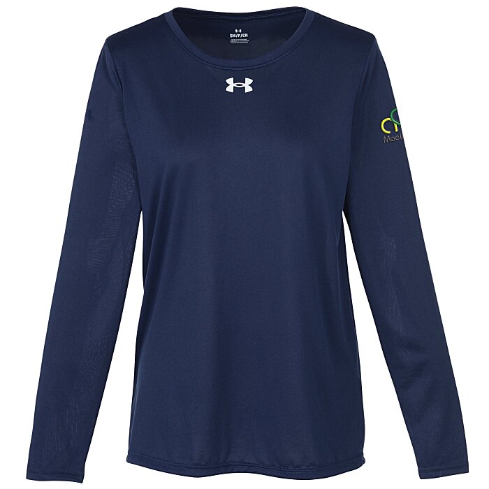 Custom Under Armour Team Tech Long Sleeve T-Shirt - Ladies' - Embroidered