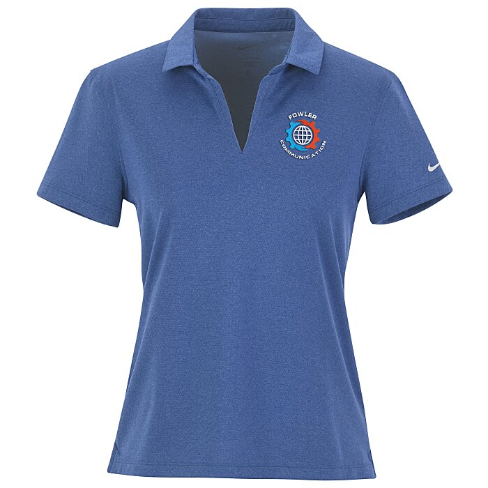 Custom Nike Dri-FIT Smooth Heather Polo - Ladies'