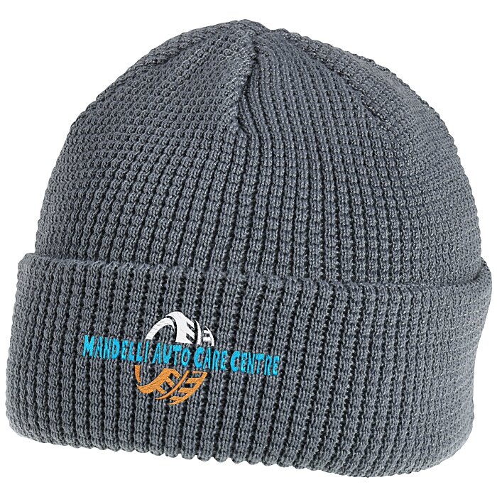Custom Harbour Waffle Knit Cuff Toque