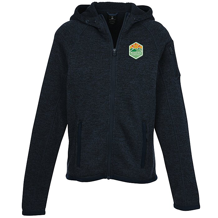 Custom Stormtech Avalante Sweater Fleece Hooded Jacket - Ladies'