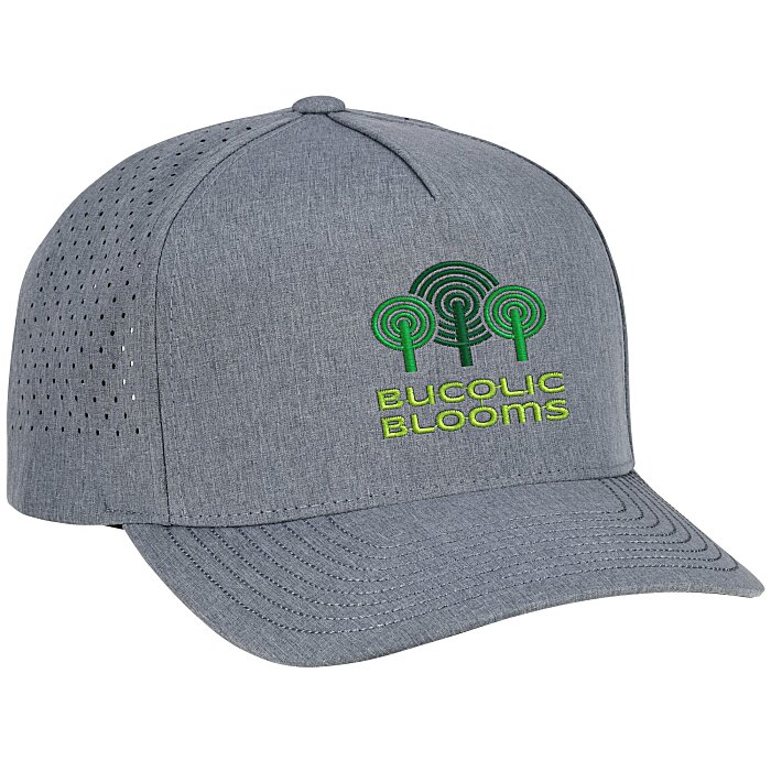 Custom Yupoong Classics Perforated 5 Panel Snapback Cap