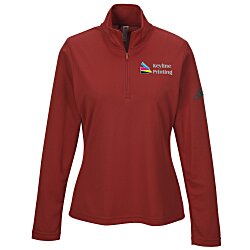 Custom adidas Performance Knit 1/4-Zip Pullover - Ladies'