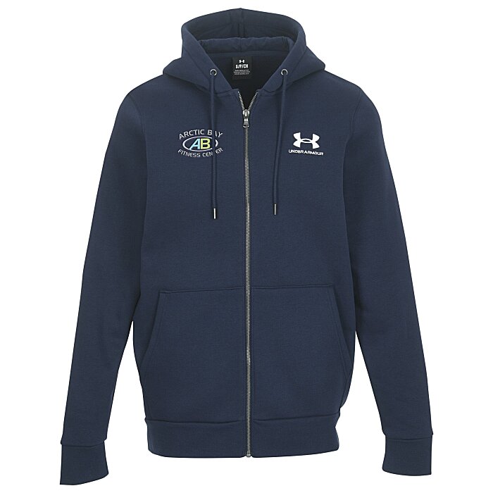 Custom Under Armour Icon Fleece Full-Zip Hooded Sweatshirt