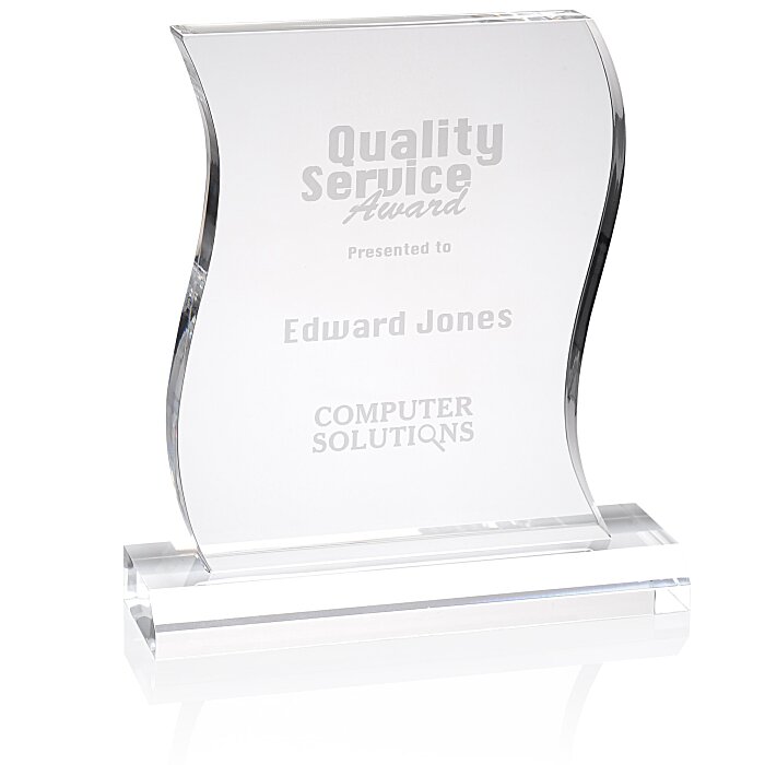 Custom Wave Acrylic Award