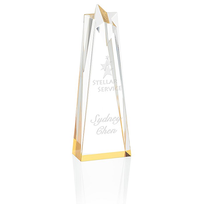 Custom Bright Star Acrylic Award - 10 inches