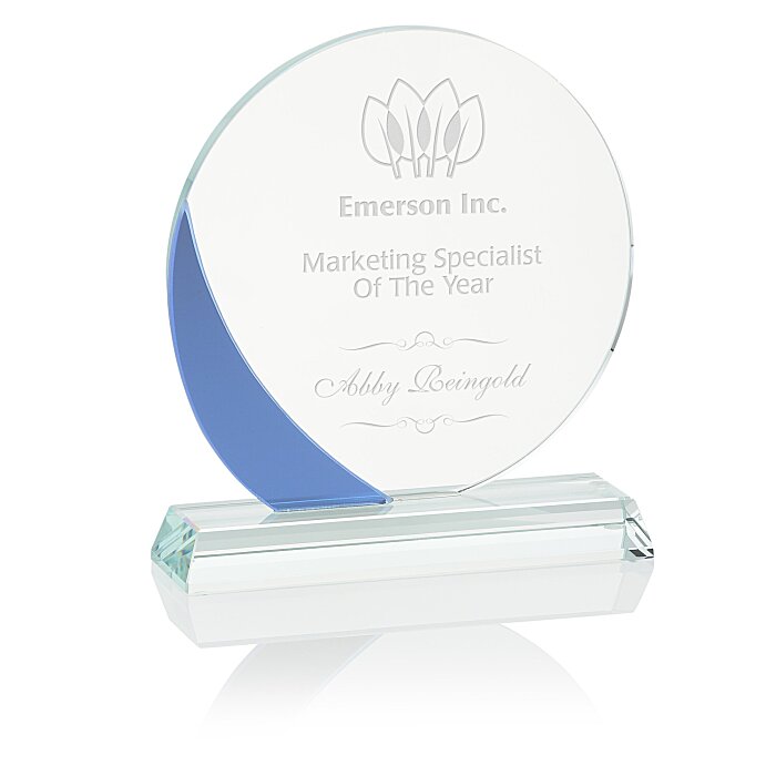 Custom Excel Starfire Award - 6 inches