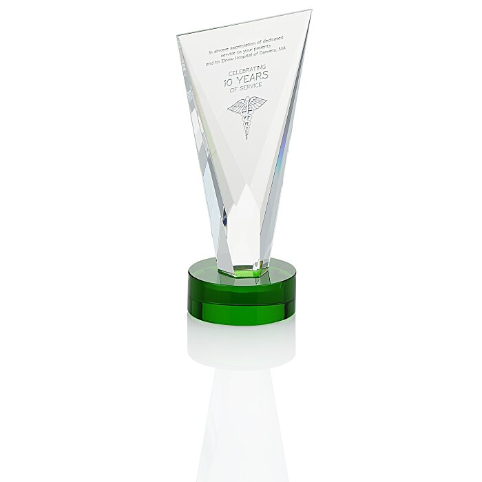 Custom Valiant Crystal Award - 7 inches