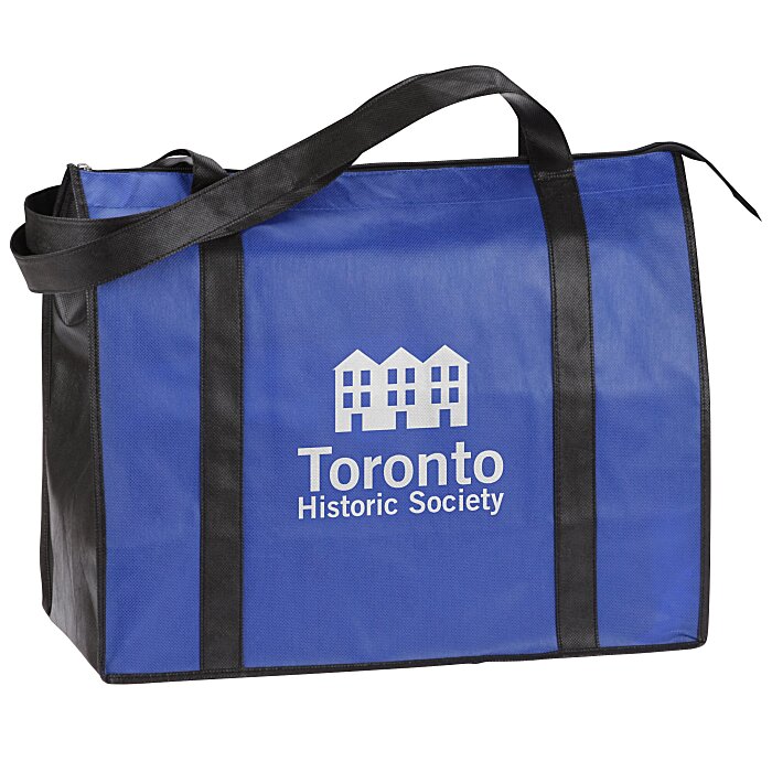 Custom Non-Woven Zippered Convention Tote