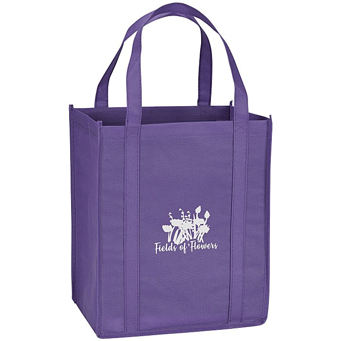 Custom Reusable Grocery Bag - 13 inches x 12 inches