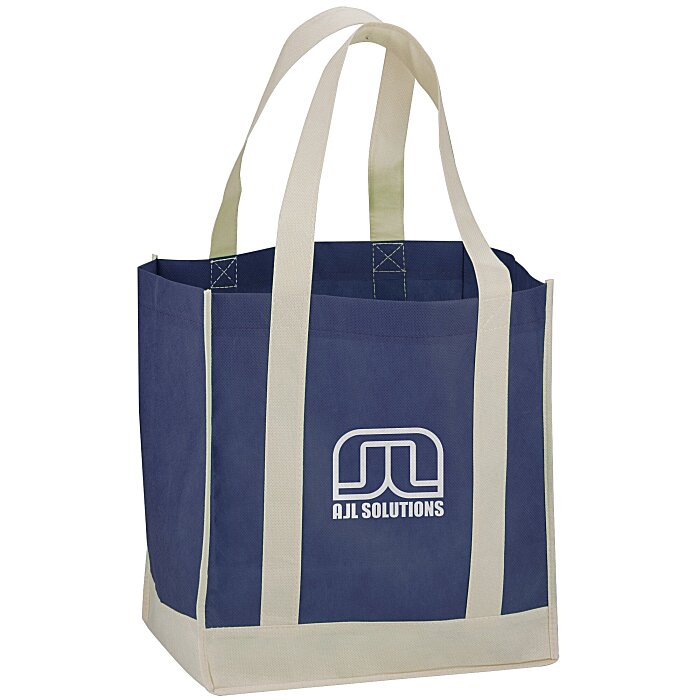 Custom Two Tone Shopper Tote