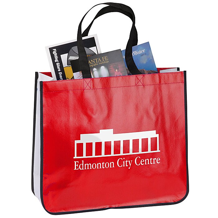Custom Laminated Large Fashion Tote - 24 hr