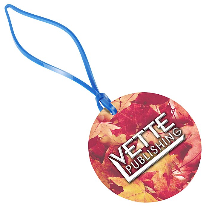 Custom Round POLYspectrum Bag Tag - Opaque