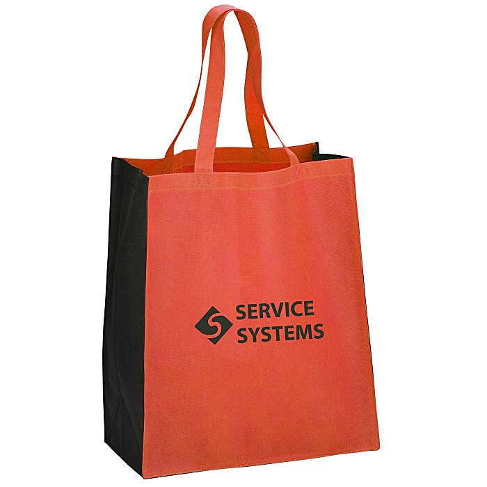Custom Non-Woven Jumbo Grocery Tote - 24 hr