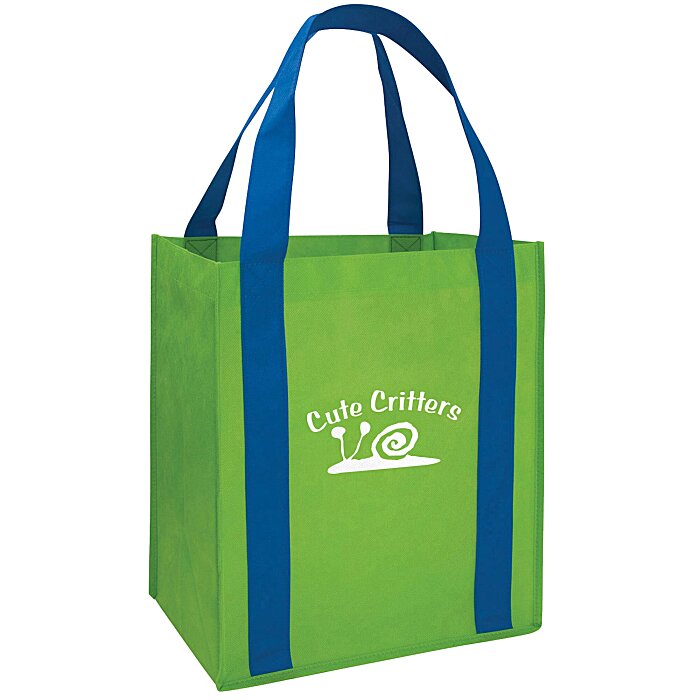 Custom Grande Printed Shopping Tote - 14 inches x 12 1/2 inches